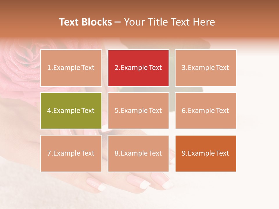 Nail French Freshness PowerPoint Template