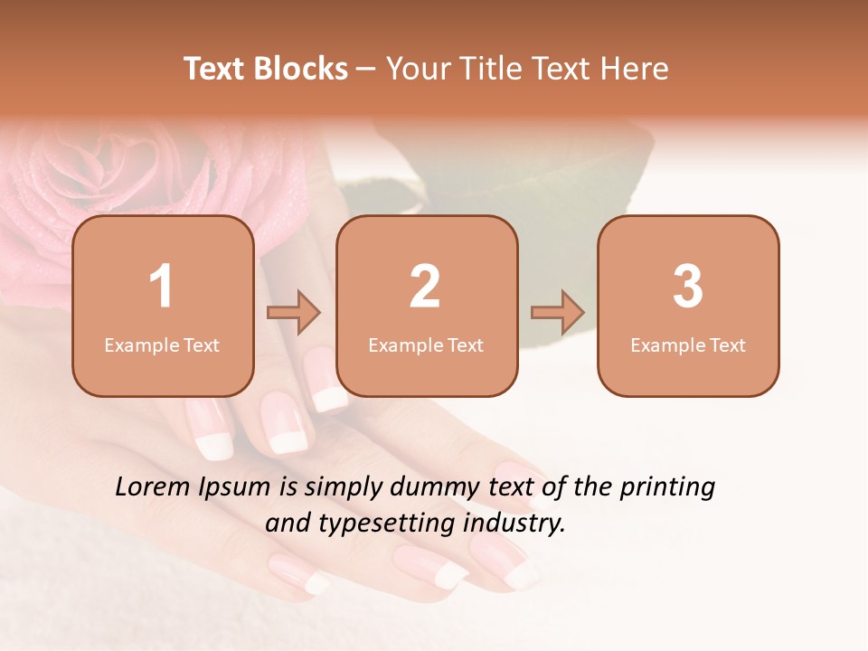 Nail French Freshness PowerPoint Template
