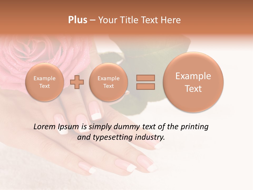 Nail French Freshness PowerPoint Template