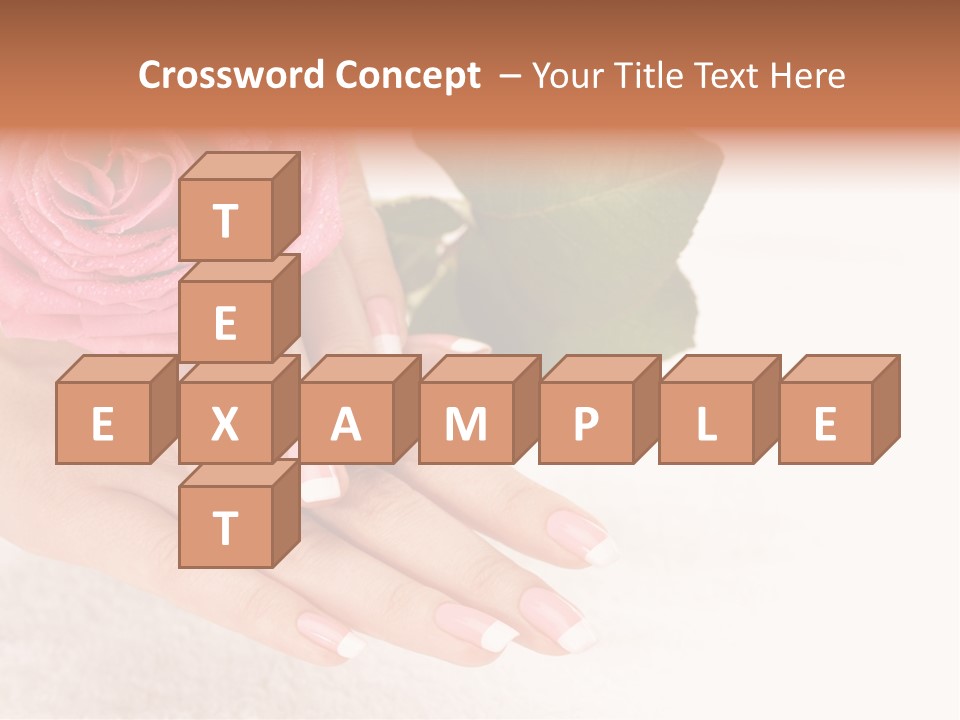 Nail French Freshness PowerPoint Template