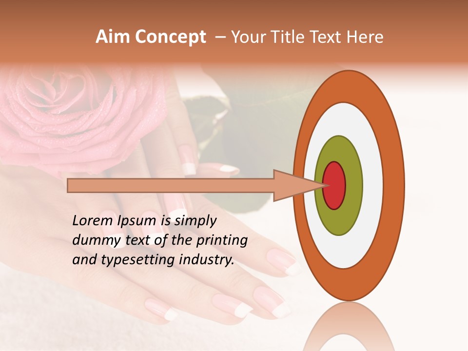 Nail French Freshness PowerPoint Template