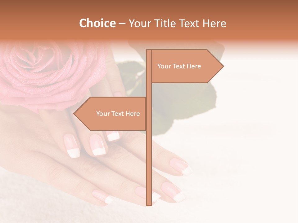 Nail French Freshness PowerPoint Template