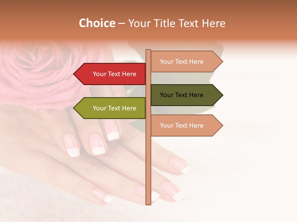 Nail French Freshness PowerPoint Template