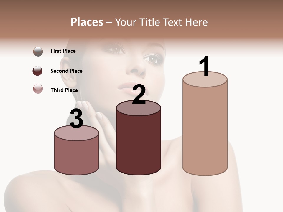 Face Make Up Person PowerPoint Template