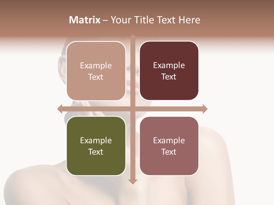 Face Make Up Person PowerPoint Template