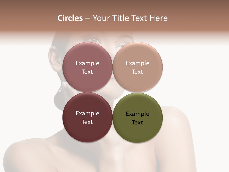 Face Make Up Person PowerPoint Template