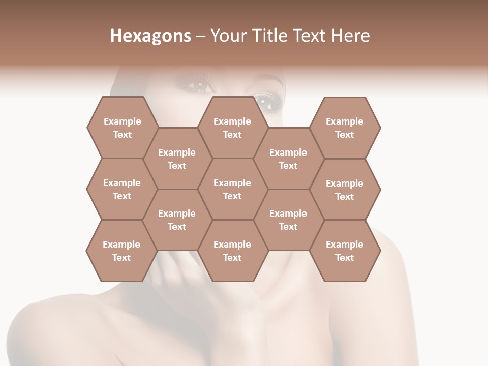 Face Make Up Person PowerPoint Template