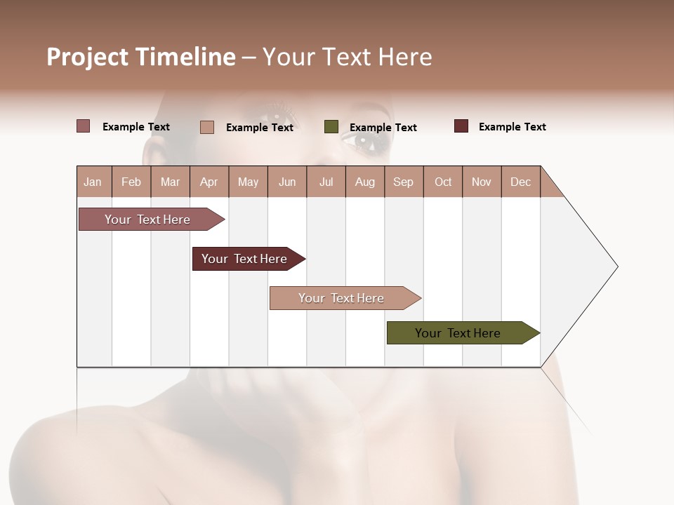 Face Make Up Person PowerPoint Template