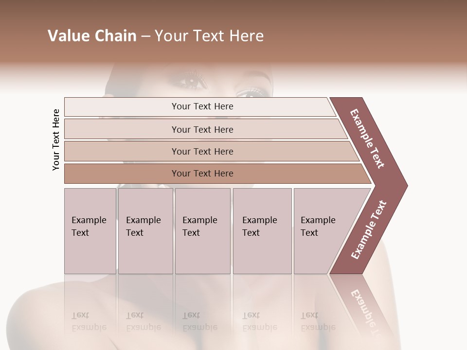 Face Make Up Person PowerPoint Template