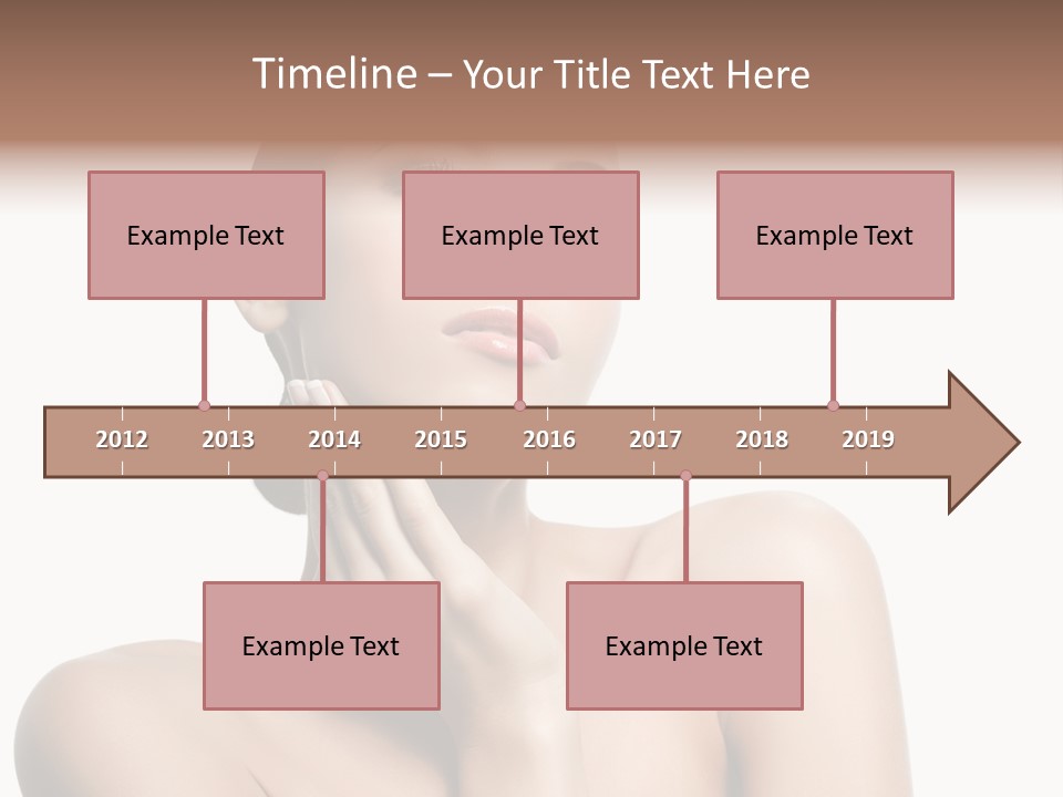 Face Make Up Person PowerPoint Template