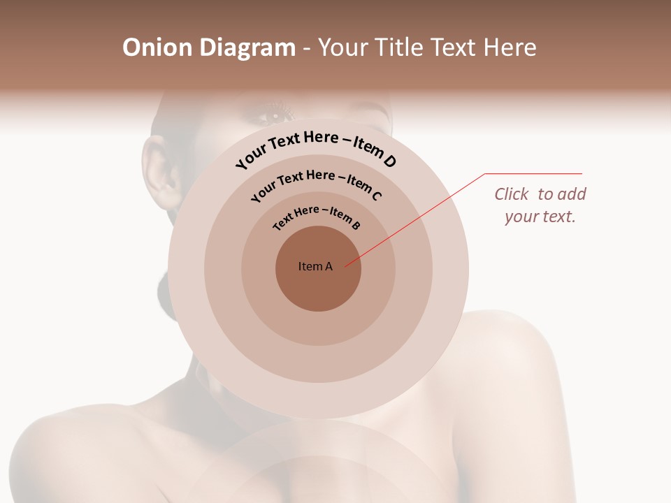 Face Make Up Person PowerPoint Template