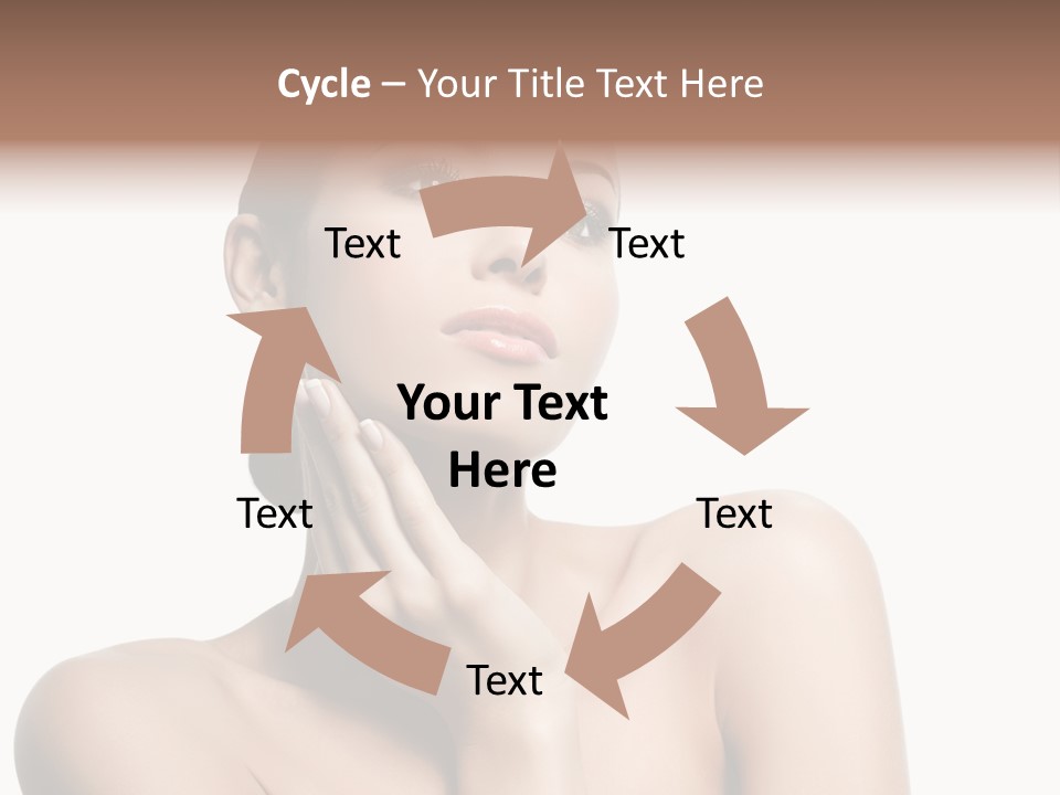 Face Make Up Person PowerPoint Template