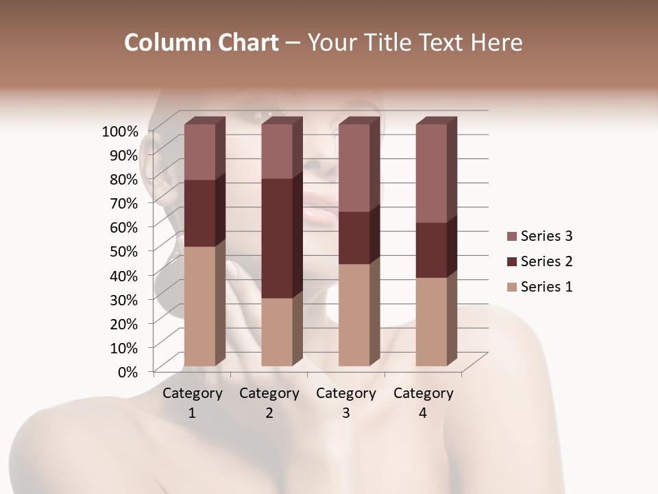 Face Make Up Person PowerPoint Template