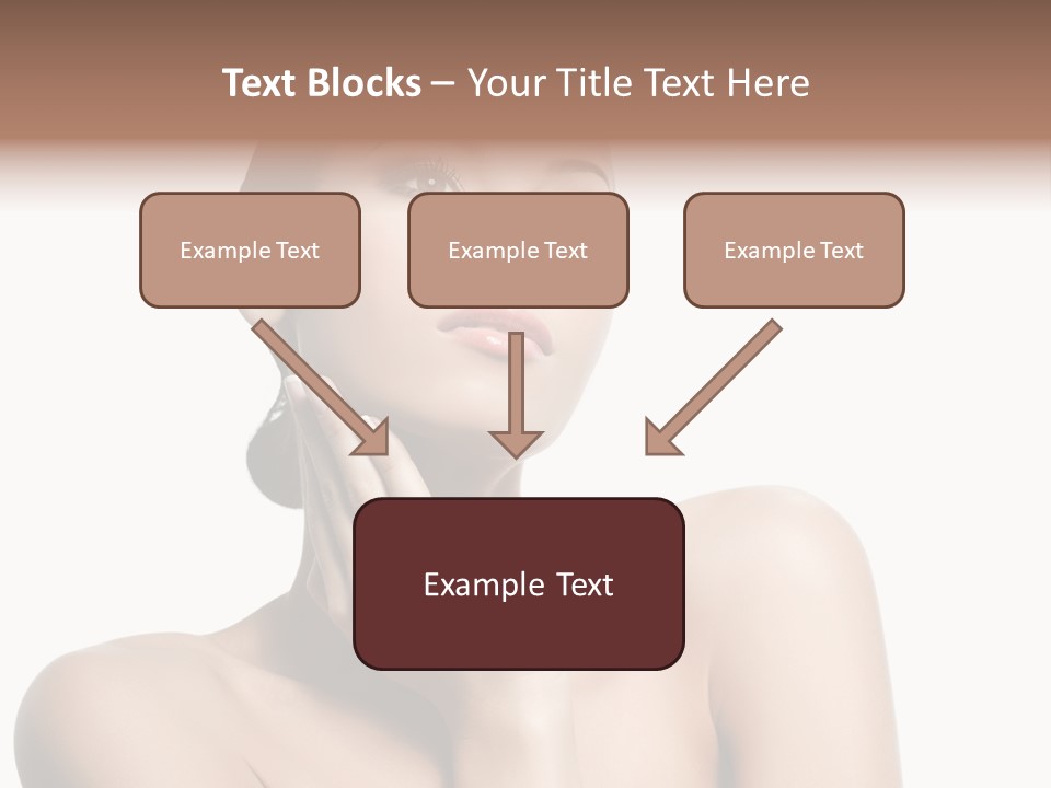 Face Make Up Person PowerPoint Template