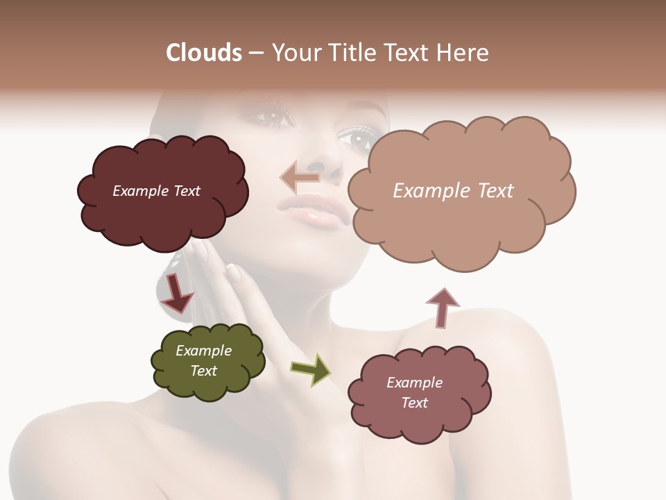 Face Make Up Person PowerPoint Template