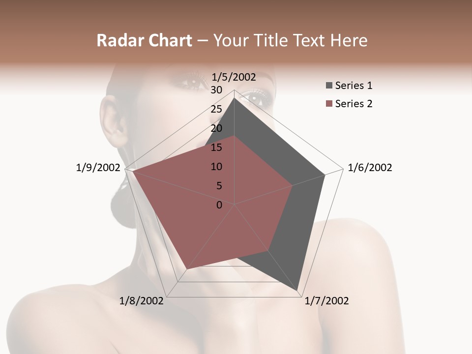 Face Make Up Person PowerPoint Template