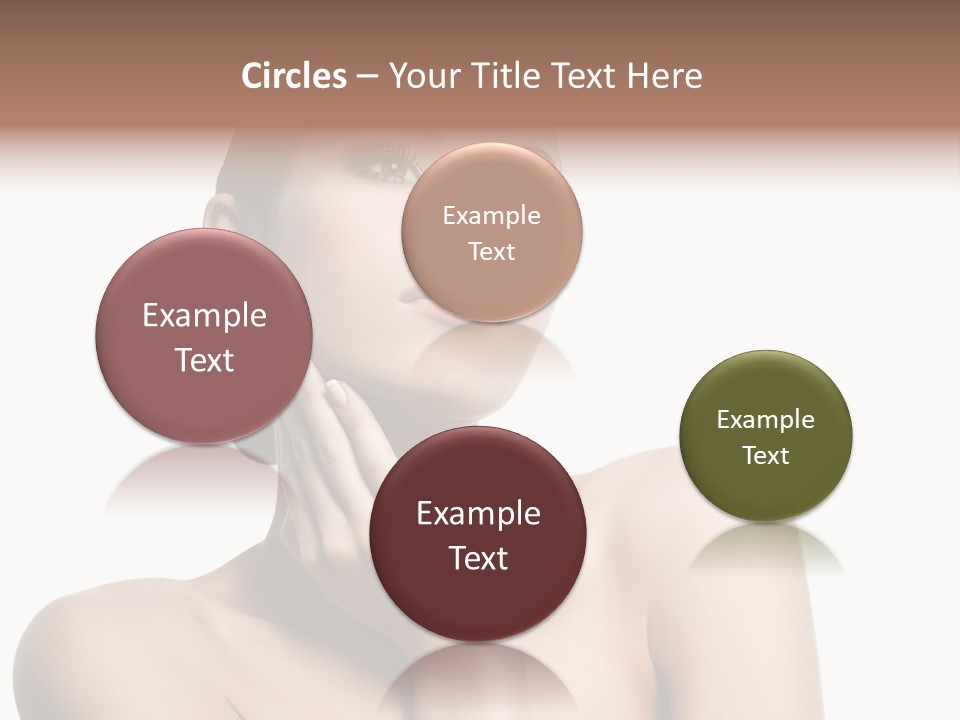 Face Make Up Person PowerPoint Template