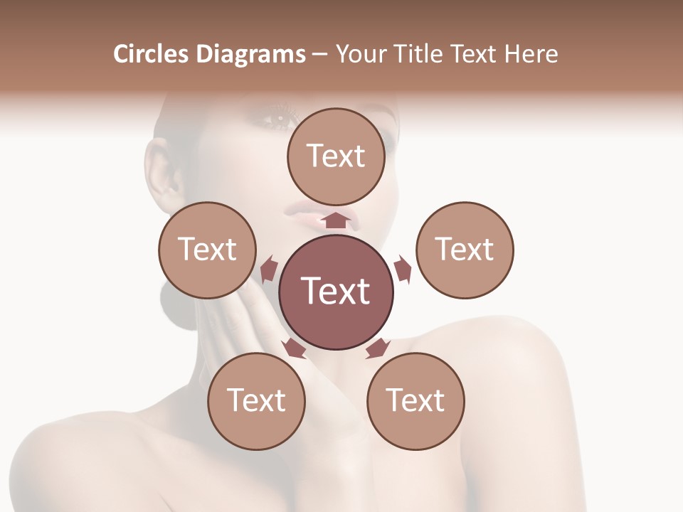 Face Make Up Person PowerPoint Template