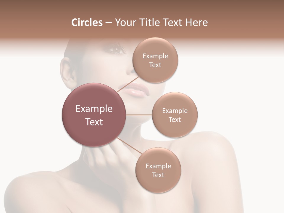 Face Make Up Person PowerPoint Template
