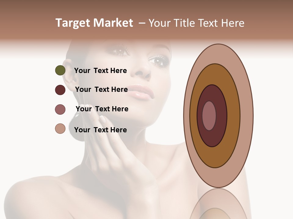 Face Make Up Person PowerPoint Template