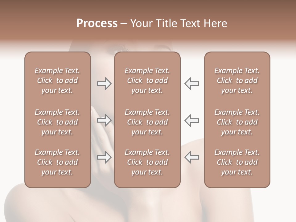 Face Make Up Person PowerPoint Template