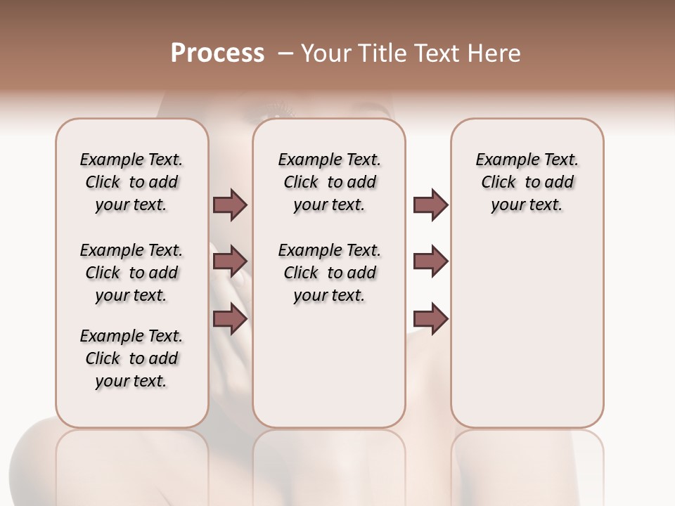 Face Make Up Person PowerPoint Template