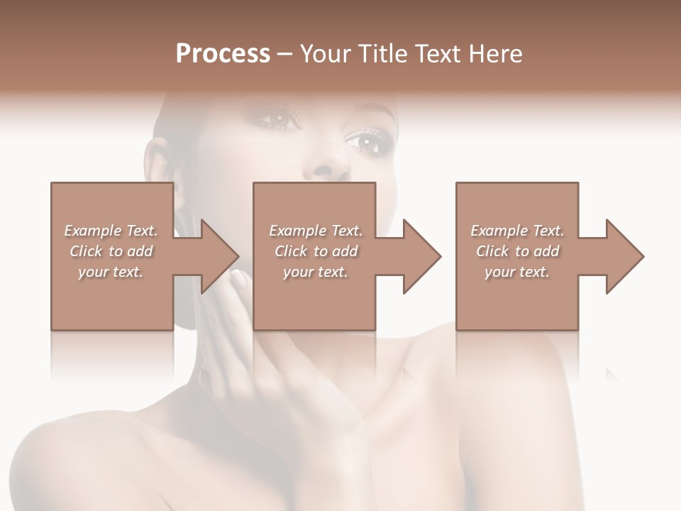 Face Make Up Person PowerPoint Template