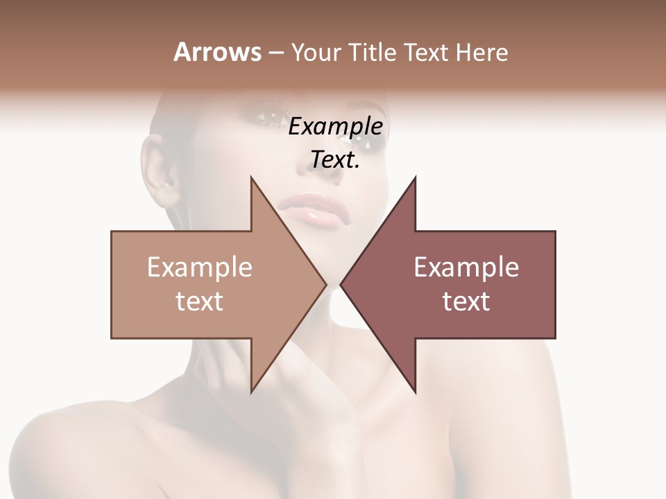 Face Make Up Person PowerPoint Template