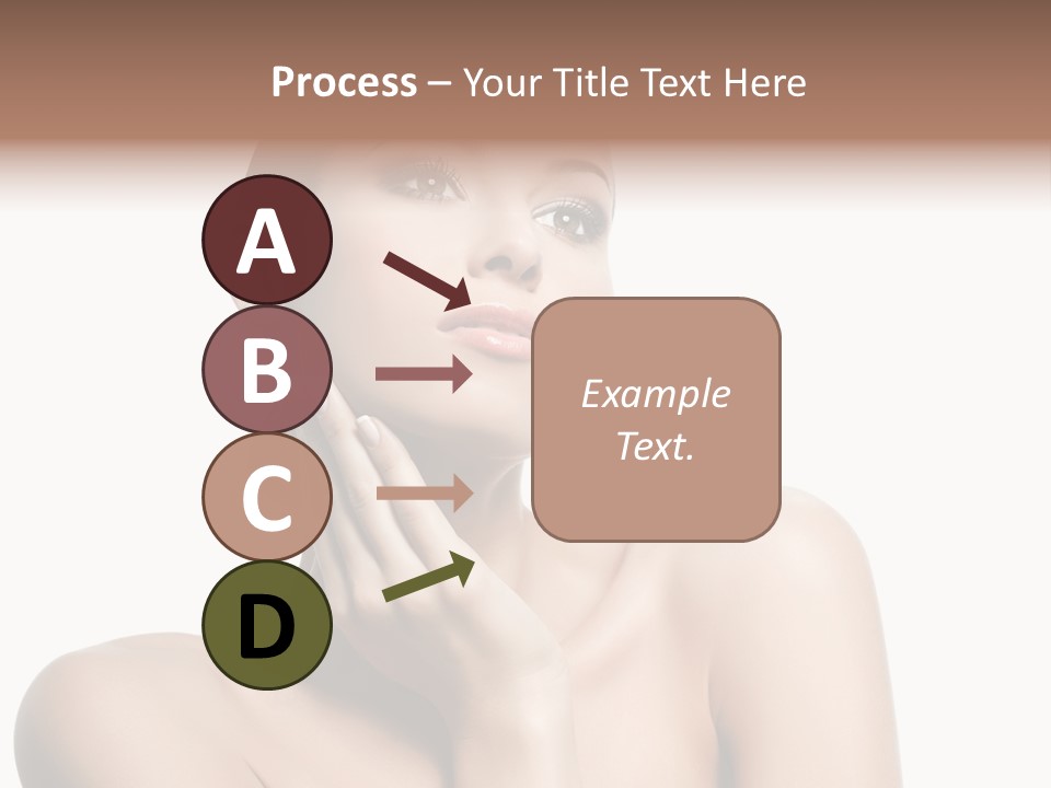 Face Make Up Person PowerPoint Template