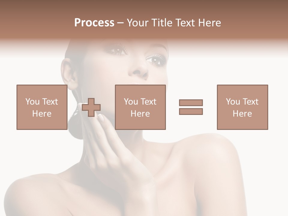 Face Make Up Person PowerPoint Template