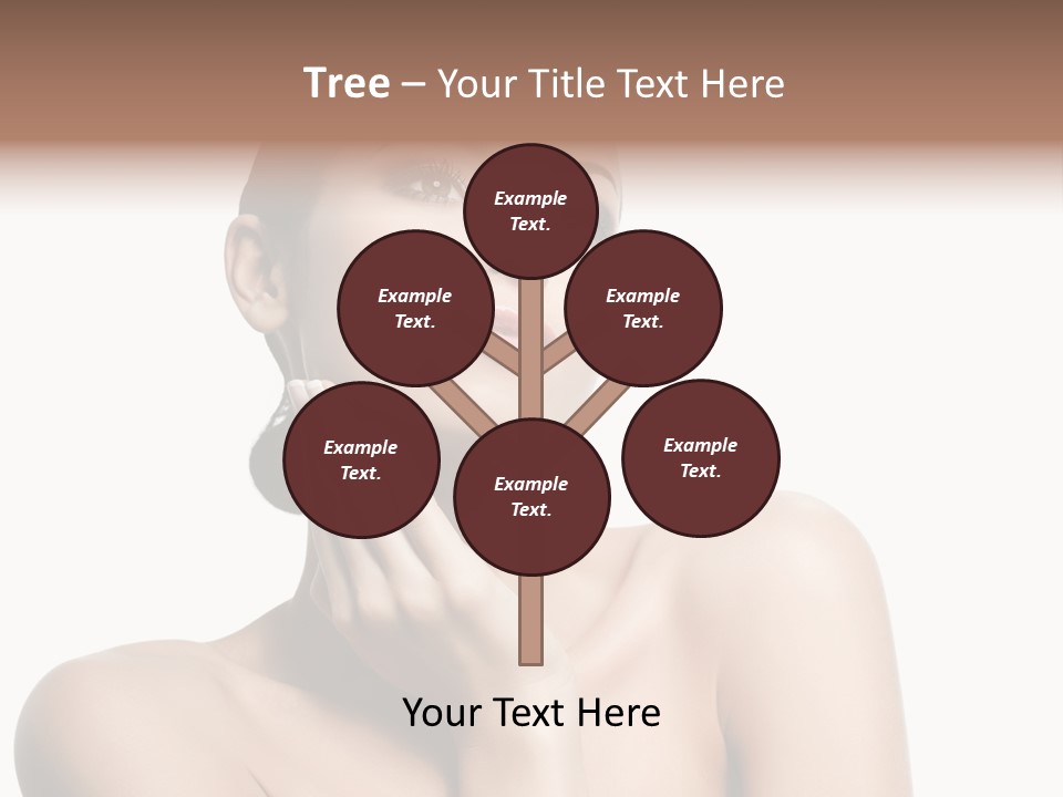 Face Make Up Person PowerPoint Template