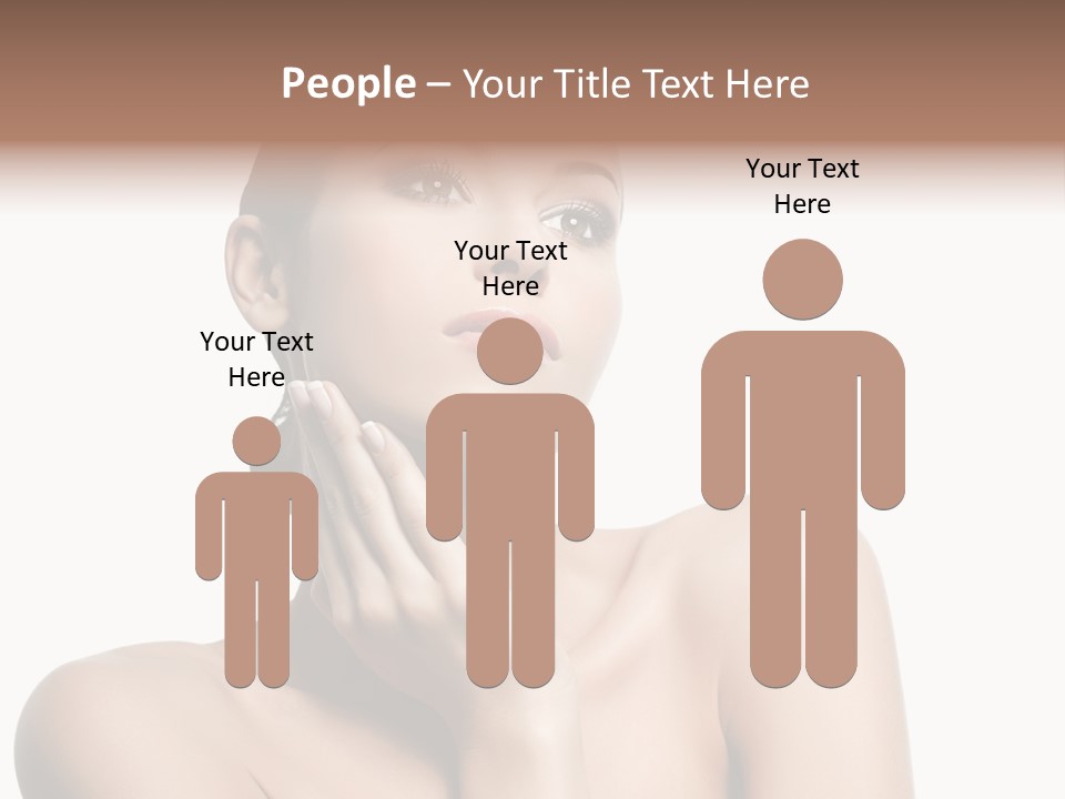 Face Make Up Person PowerPoint Template