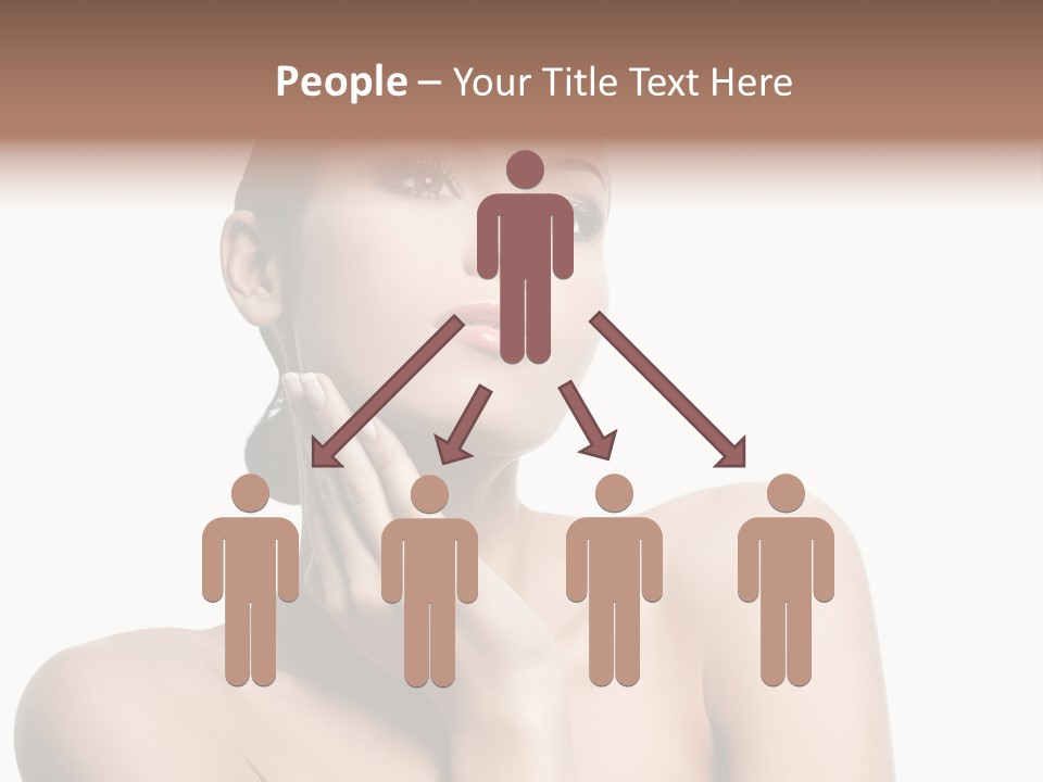 Face Make Up Person PowerPoint Template