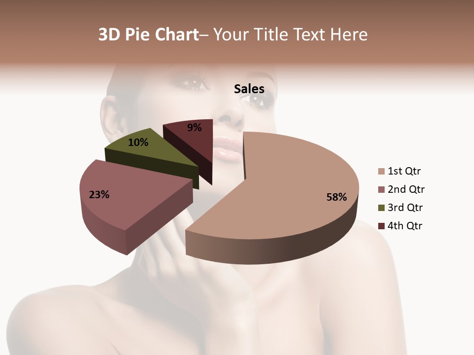 Face Make Up Person PowerPoint Template