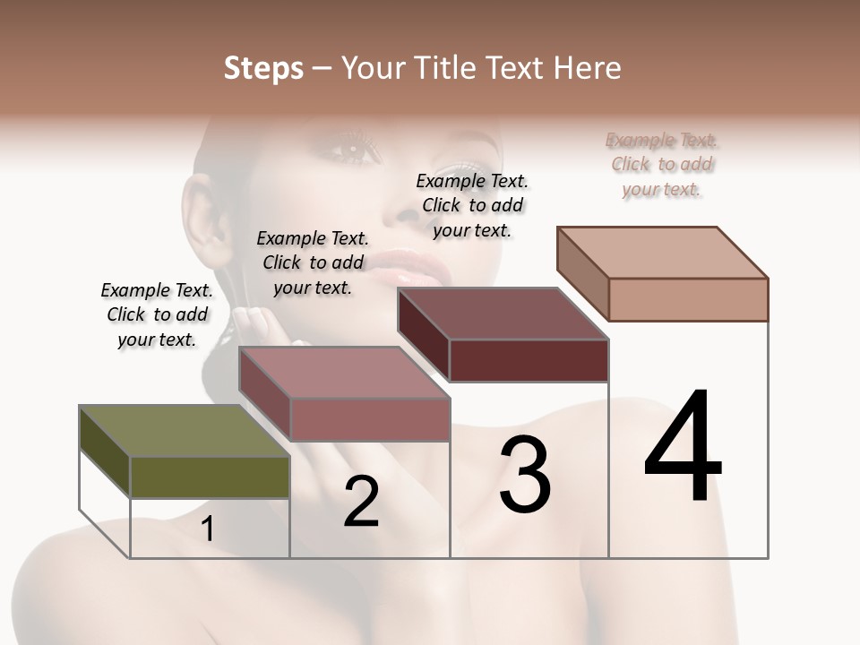 Face Make Up Person PowerPoint Template