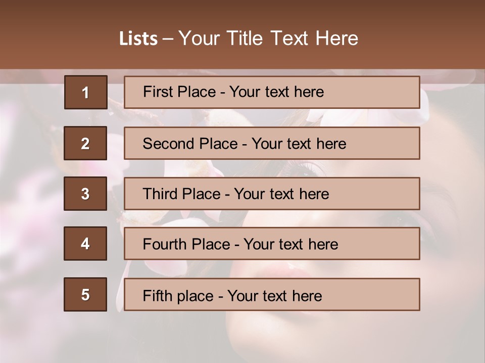 Portrait Love Clean PowerPoint Template