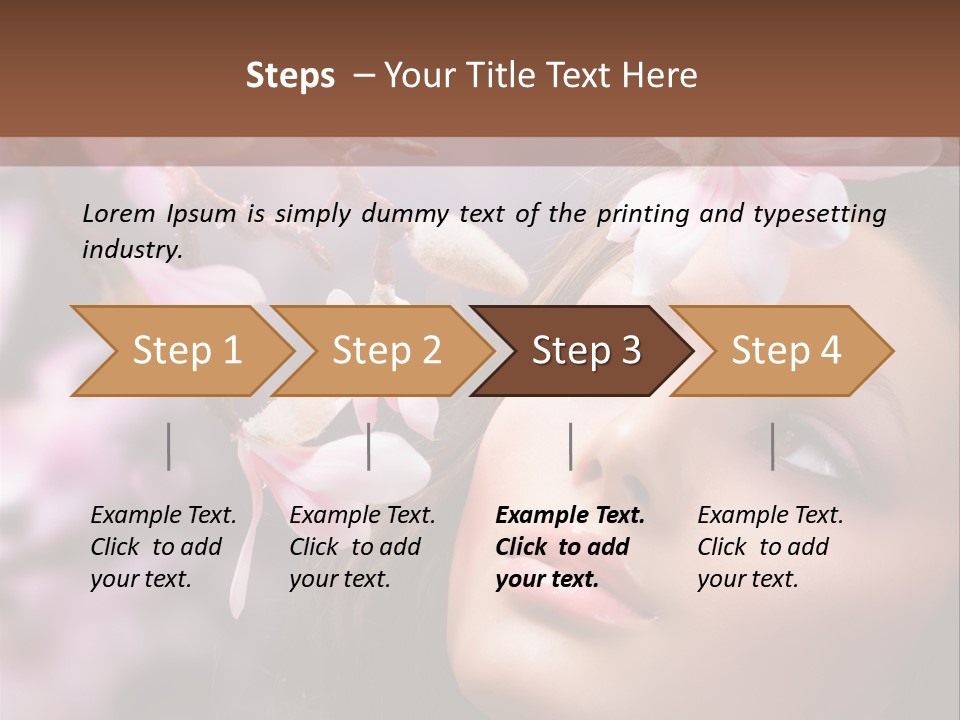 Portrait Love Clean PowerPoint Template