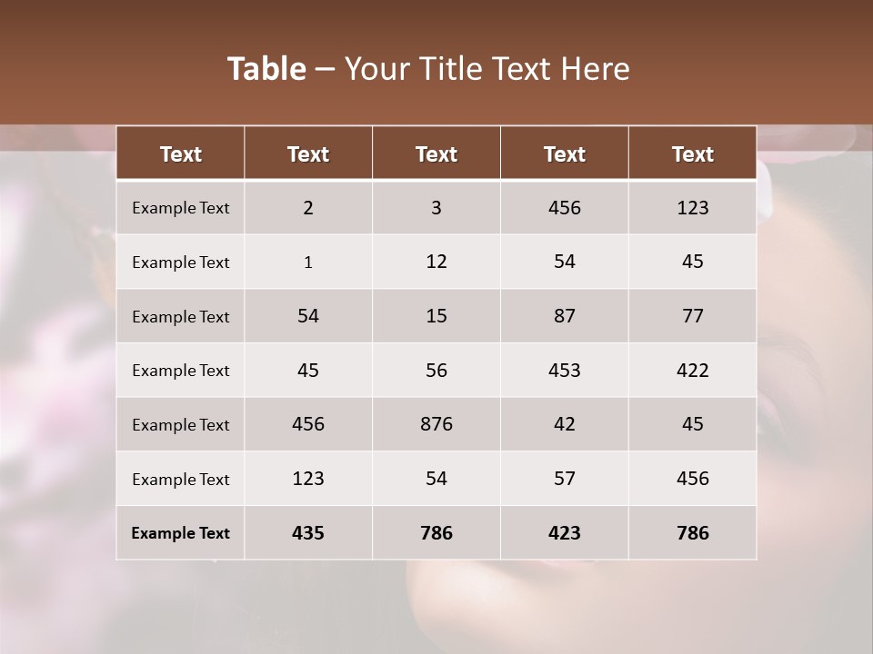 Portrait Love Clean PowerPoint Template