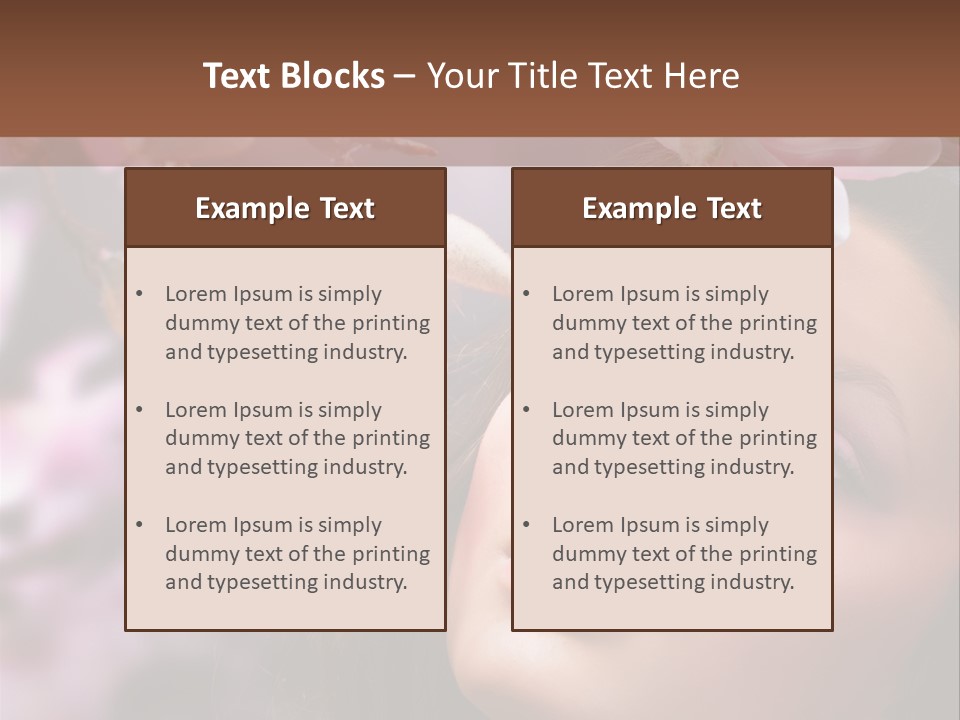 Portrait Love Clean PowerPoint Template