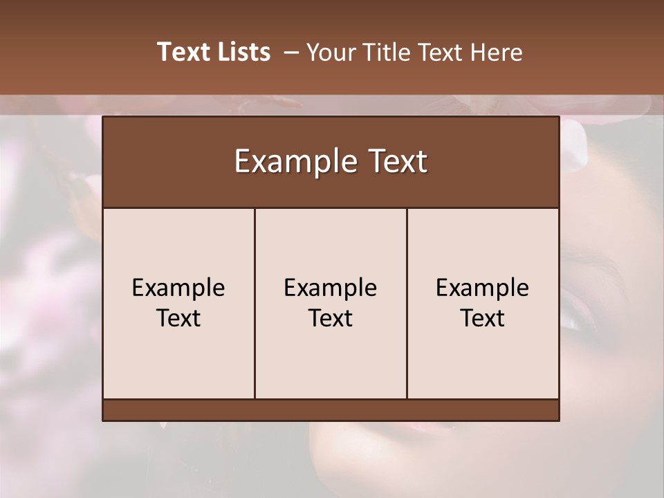 Portrait Love Clean PowerPoint Template