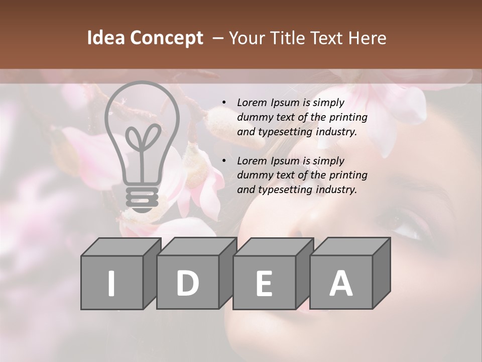 Portrait Love Clean PowerPoint Template