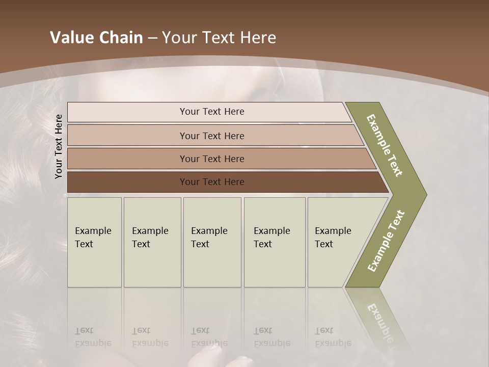 Caucasian Eye Facial PowerPoint Template