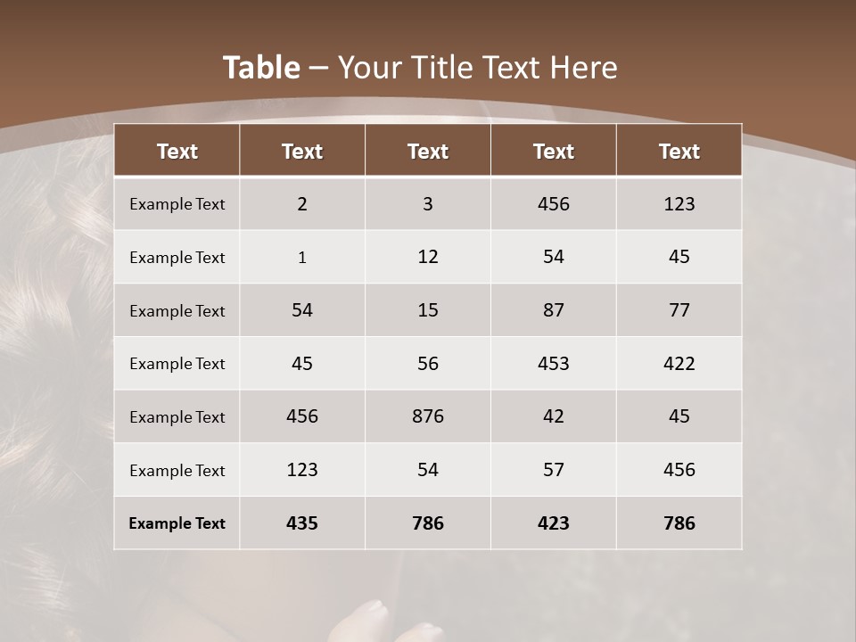Caucasian Eye Facial PowerPoint Template