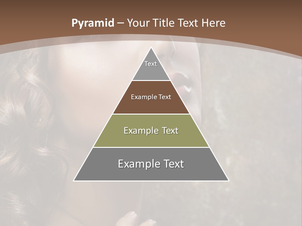 Caucasian Eye Facial PowerPoint Template