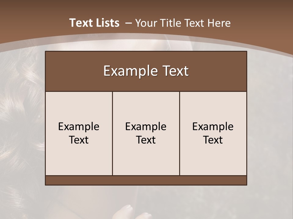 Caucasian Eye Facial PowerPoint Template