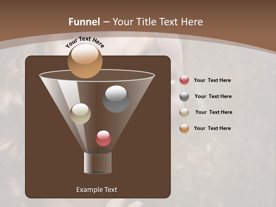 Caucasian Eye Facial PowerPoint Template