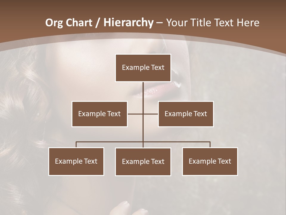 Caucasian Eye Facial PowerPoint Template