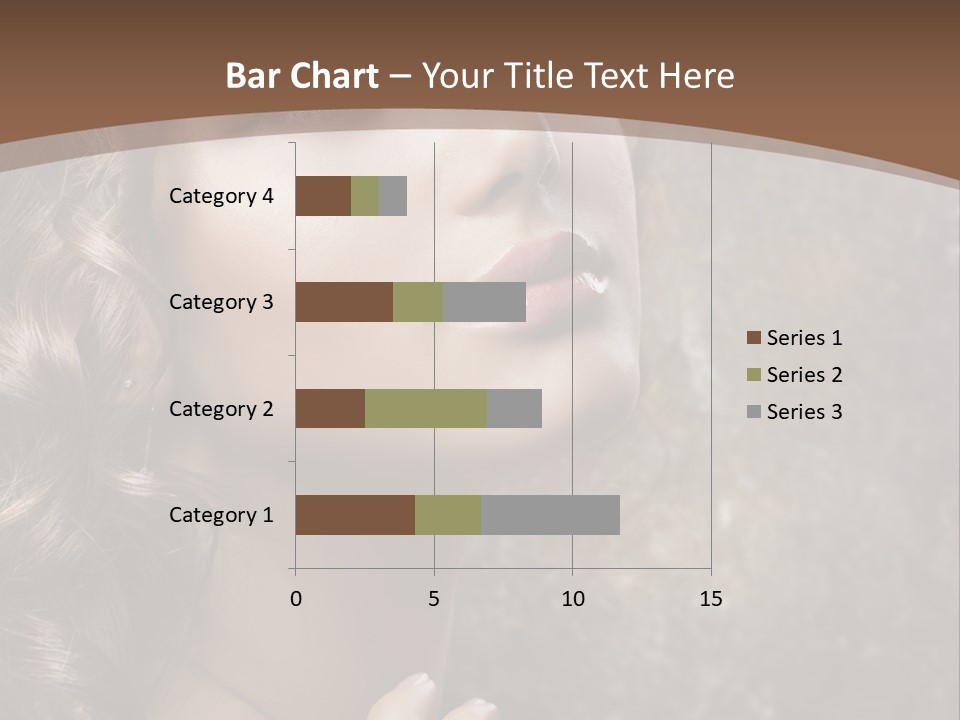 Caucasian Eye Facial PowerPoint Template