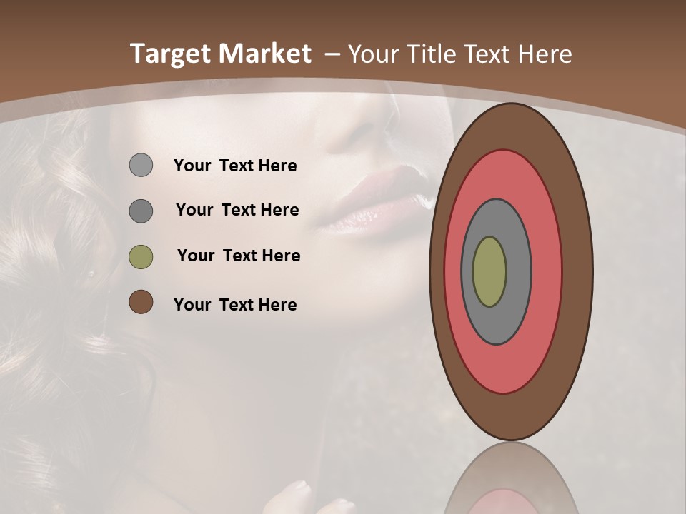 Caucasian Eye Facial PowerPoint Template