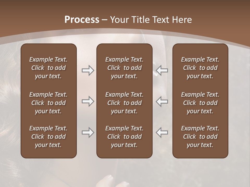 Caucasian Eye Facial PowerPoint Template